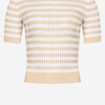 MAGLIA IN COTONE CON MOTIVO A RIGHE KN3428094 5975 PATOU 