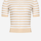 MAGLIA IN COTONE CON MOTIVO A RIGHE KN3428094 5975 PATOU 