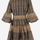 ABITO IN COTONE CON MOTIVO geometrico SPRING 04BLACKGOLD PEPS CANNES 