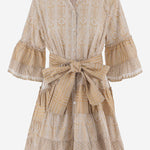 ABITO IN COTONE CON MOTIVO geometrico SPRING 04WHGOLD PEPS CANNES 