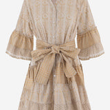 ABITO IN COTONE CON MOTIVO geometrico SPRING 04WHGOLD PEPS CANNES 