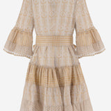 ABITO IN COTONE CON MOTIVO geometrico SPRING 04WHGOLD PEPS CANNES 