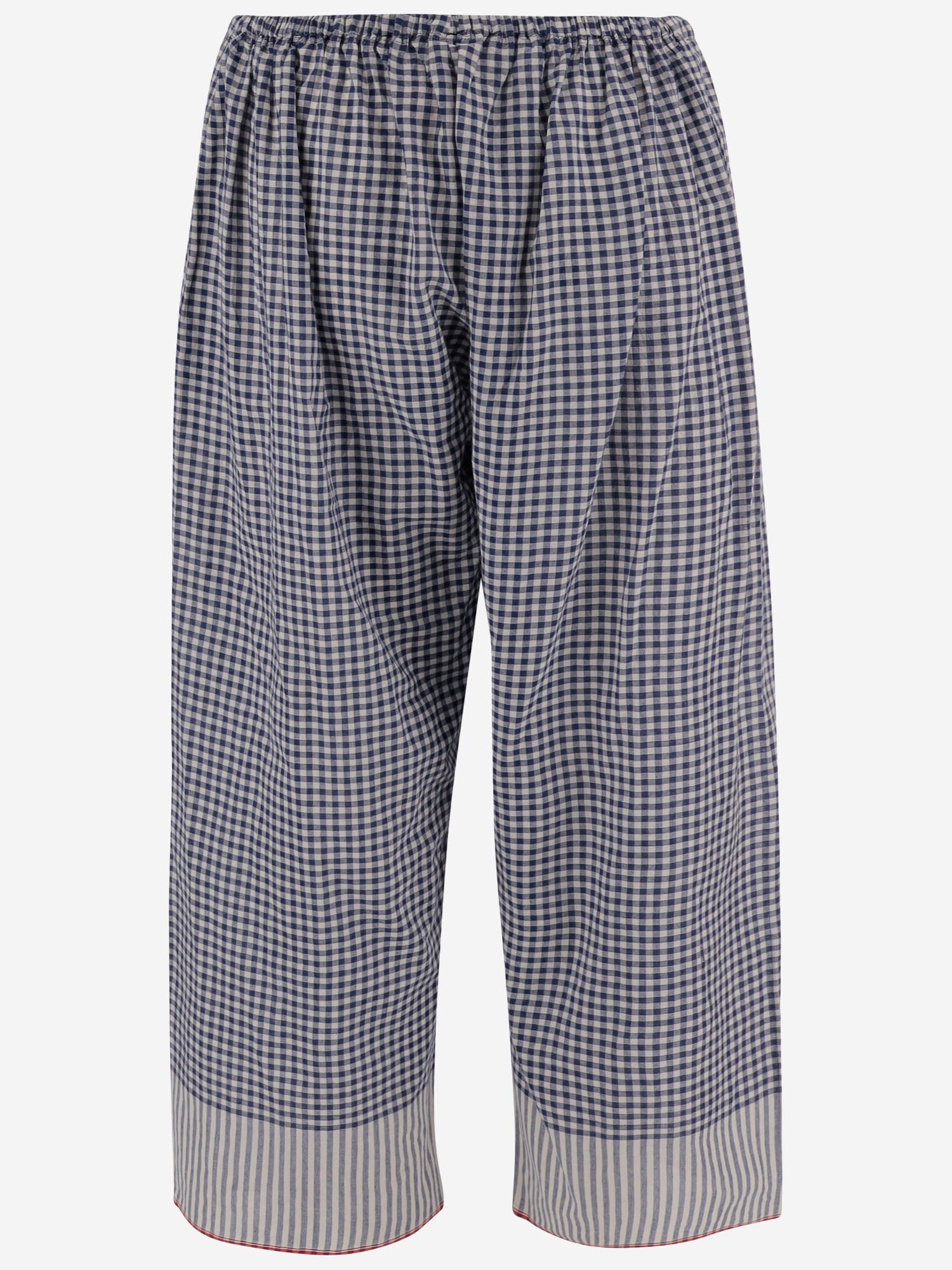 Pantaloni a scacchi in cotone DLWPBCUK01 MULTI PERO 