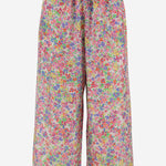 PANTALONI IN SETA CON MOTIVO FLOREALE DLWPBSUF03 MULTI PERO 