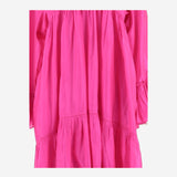 ABITO LUNGO IN SETA DLWPDFRL01 FUCSIA PERO 