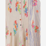 CAMICIA IN SETA E COTONE CON MOTIVO FLOREALE DLWPDKPT01 MULTI PERO 