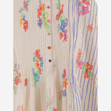 CAMICIA IN SETA E COTONE CON MOTIVO FLOREALE DLWPDKPT01 MULTI PERO 