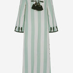 Abito edna in lino EDNA GREEN PHILIPPA 1970 
