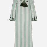 Abito edna in lino EDNA GREEN PHILIPPA 1970 
