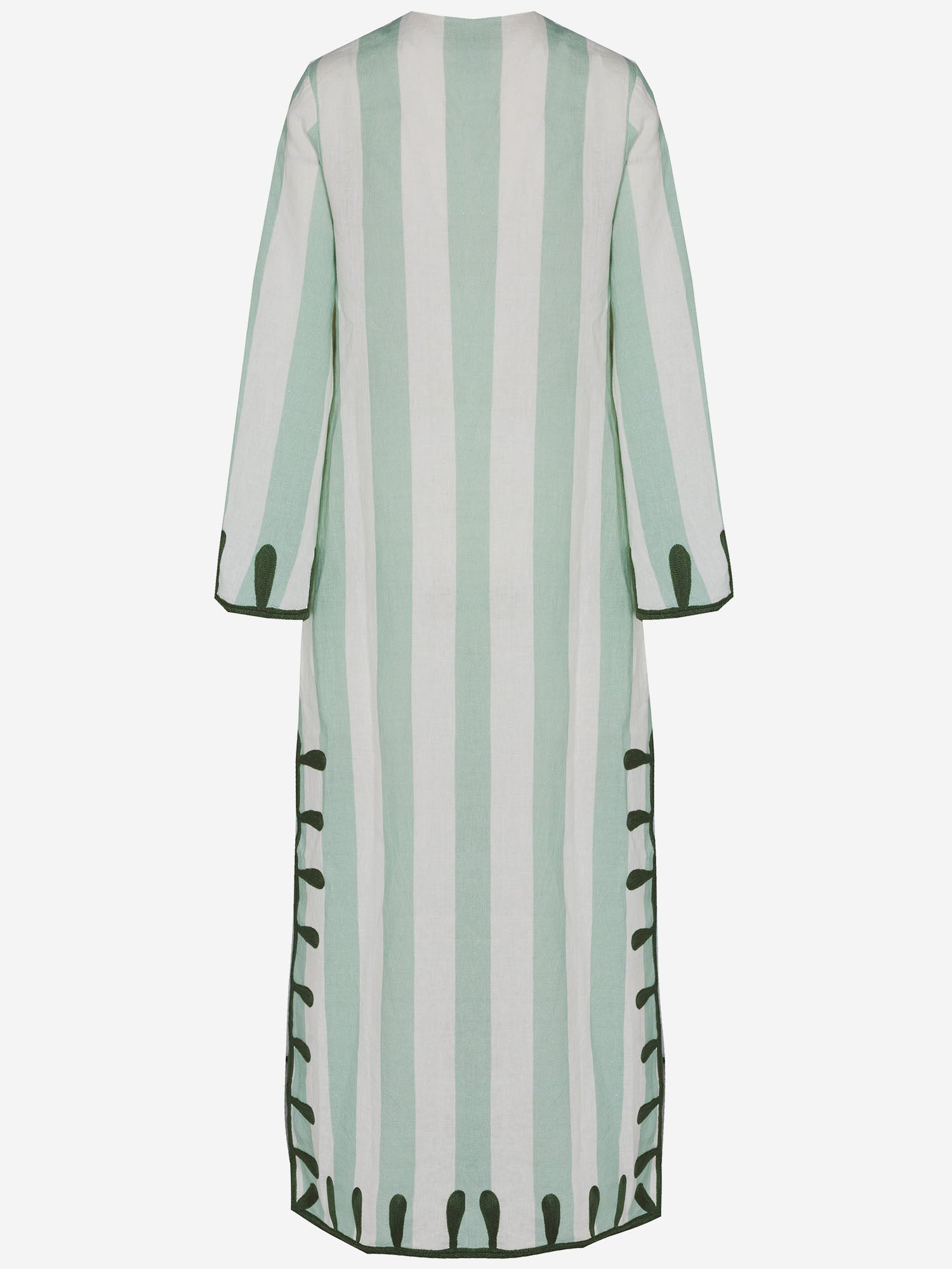 Abito edna in lino EDNA GREEN PHILIPPA 1970 