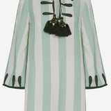 Abito edna in lino EDNA GREEN PHILIPPA 1970 
