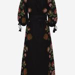 ABITO KEILA IN LINO KEILA BLACK PHILIPPA 1970 