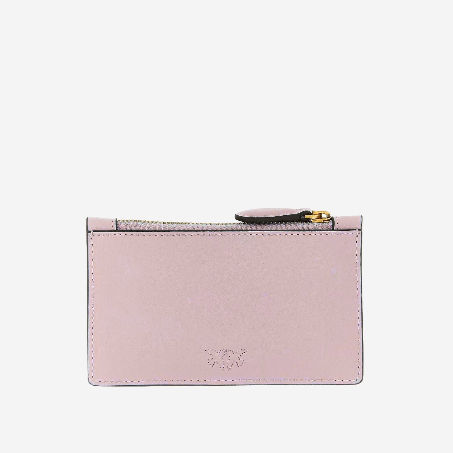 PORTA CARTE LOVE BIRDS IN PELLE 100251 A0F1P26Q PINKO 