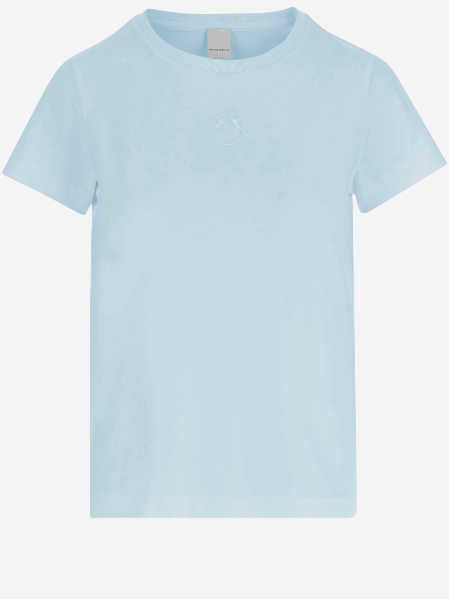T-SHIRT BUSSOLOTTO IN COTONE CON LOGO 100355 A339E87 PINKO 