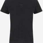 T-SHIRT BUSSOLOTTO IN COTONE CON LOGO 100355 A339Z99 PINKO 