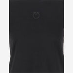 T-SHIRT BUSSOLOTTO IN COTONE CON LOGO 100355 A339Z99 PINKO 
