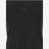 T-SHIRT BUSSOLOTTO IN COTONE CON LOGO 100355 A339Z99 PINKO 