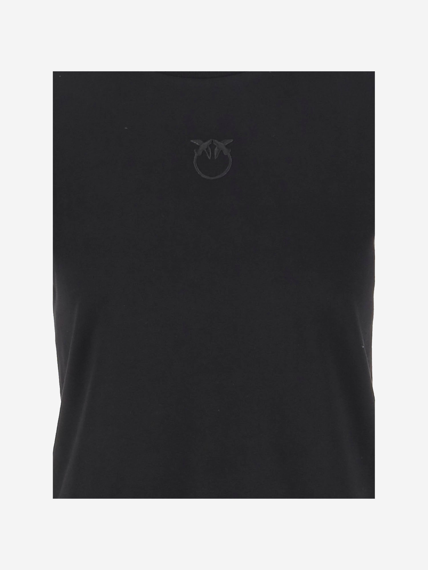 T-SHIRT BUSSOLOTTO IN COTONE CON LOGO 100355 A339Z99 PINKO 