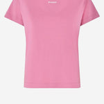 T-SHIRT BASICO IN COTONE CON LOGO 100373 A34FQ48 PINKO 
