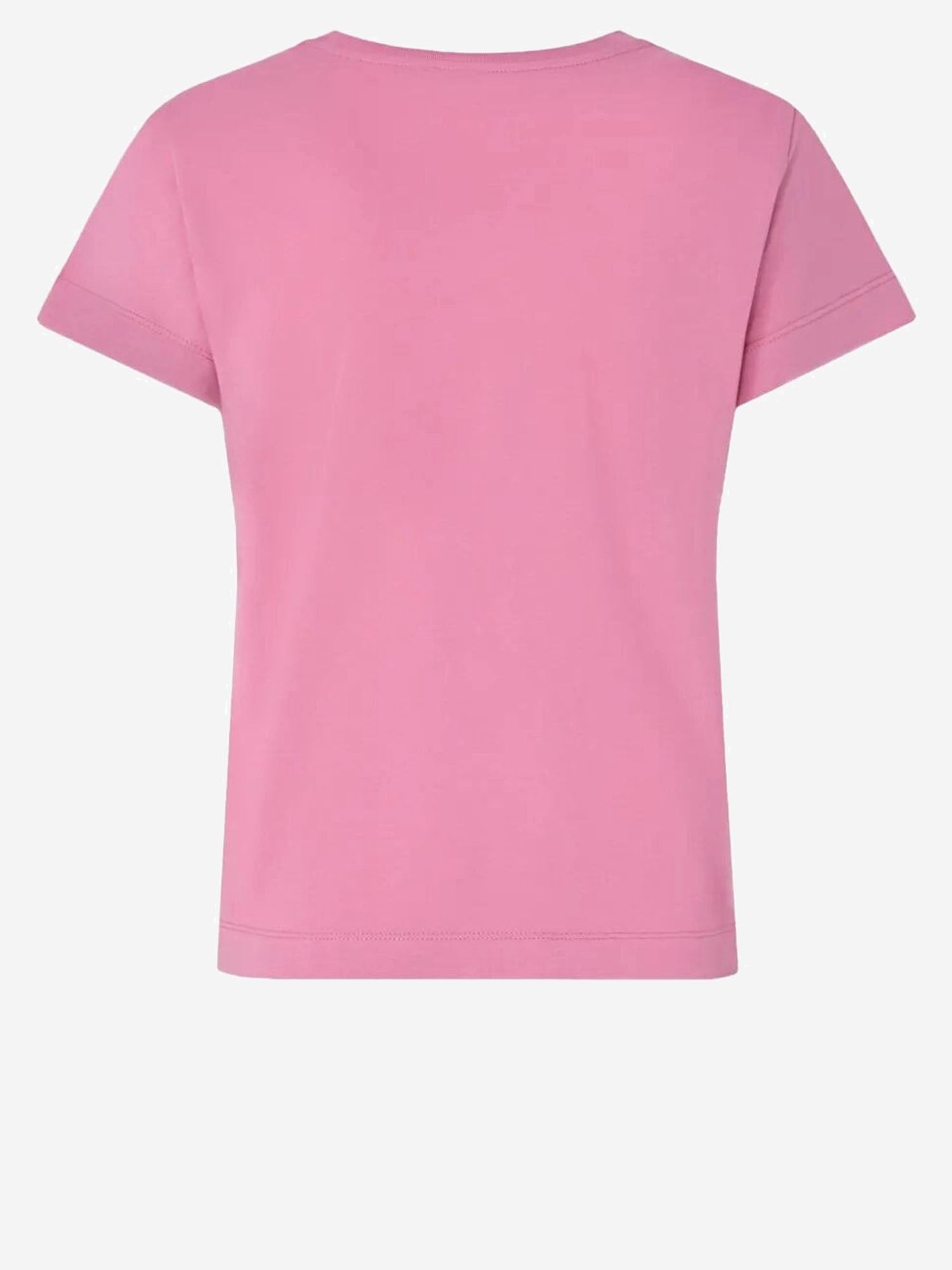 T-SHIRT BASICO IN COTONE CON LOGO 100373 A34FQ48 PINKO 