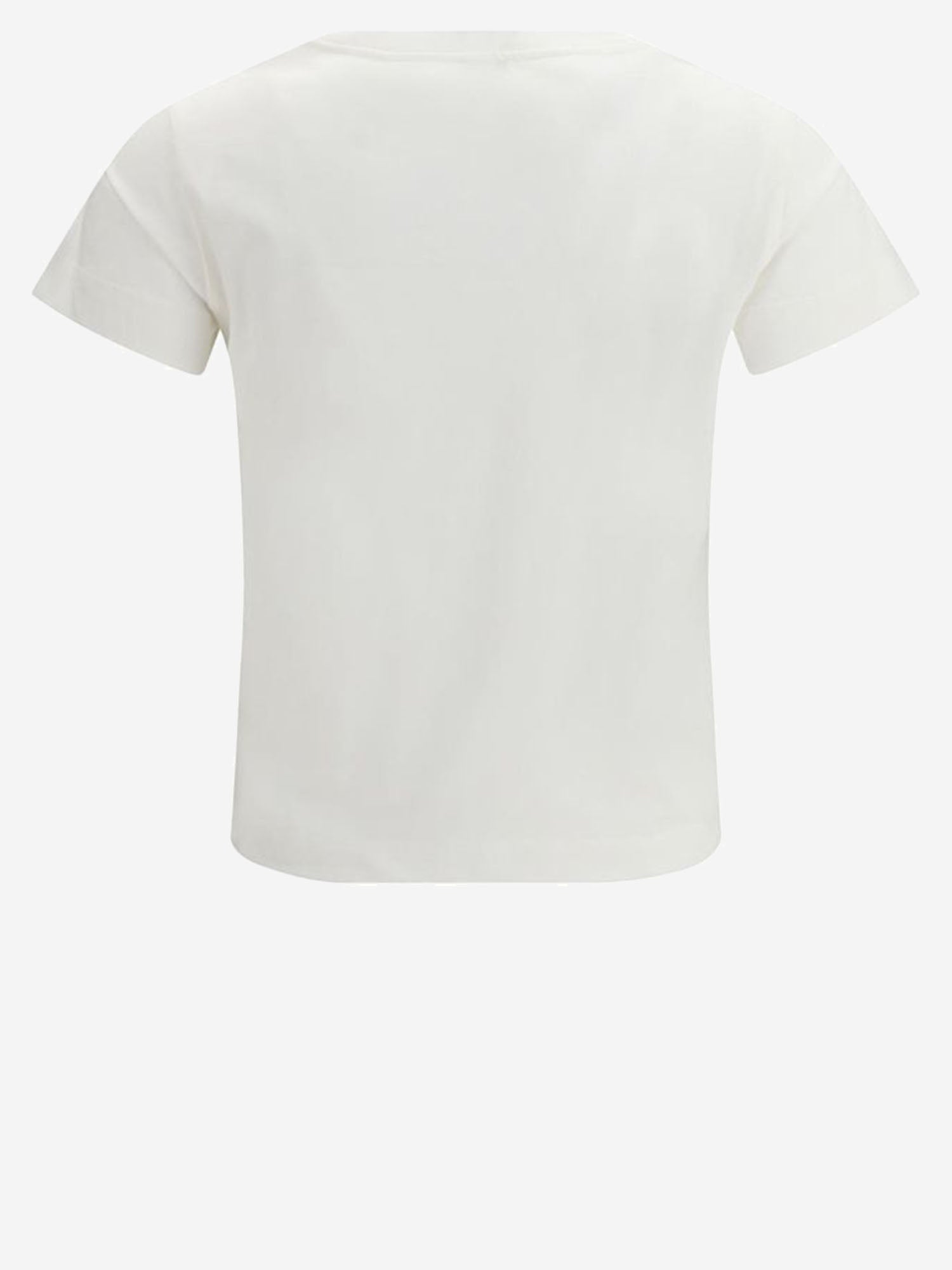 T-SHIRT BASICO IN COTONE CON LOGO 100373 A34FZ05 PINKO 