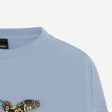 FELPA IN COTONE CON LOGO 100534 A33GE87 PINKO 