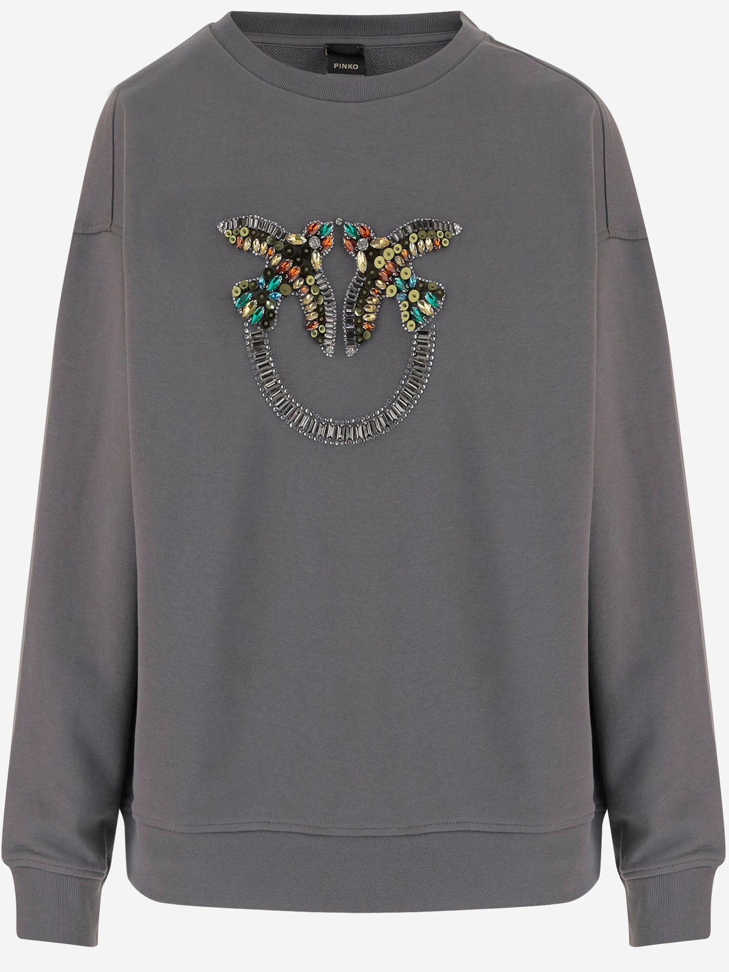 FELPA IN COTONE CON LOGO 100534 A33GK10 PINKO 
