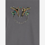 FELPA IN COTONE CON LOGO 100534 A33GK10 PINKO 