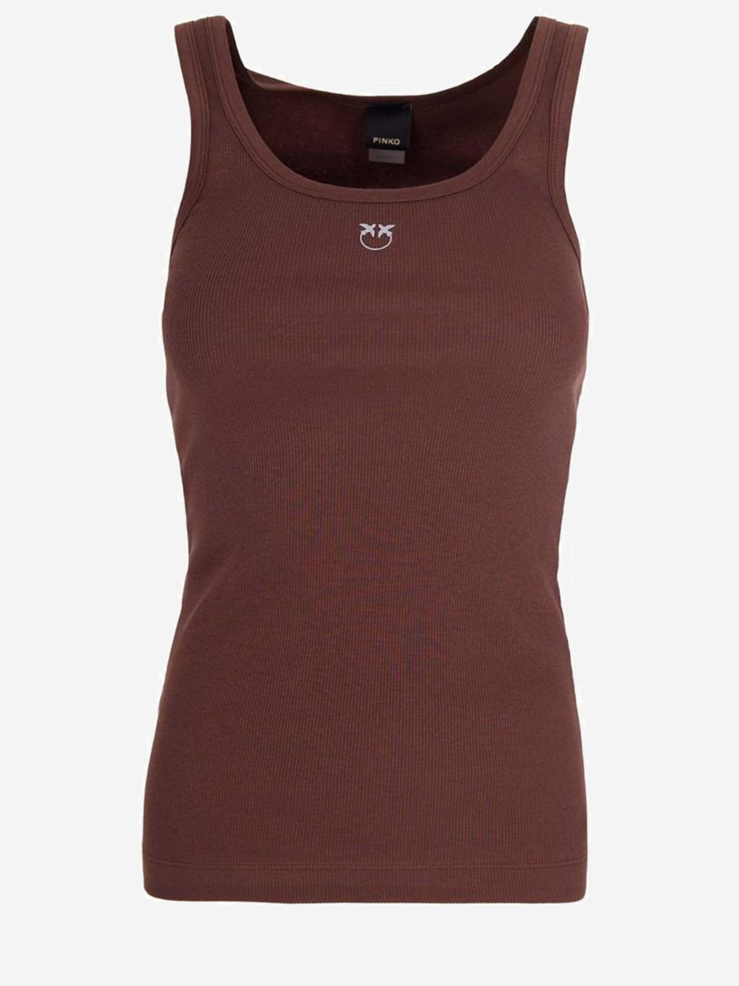 CANOTTA CALCOLATORE IN COTONE STRETCH 100807 A338L78 PINKO 