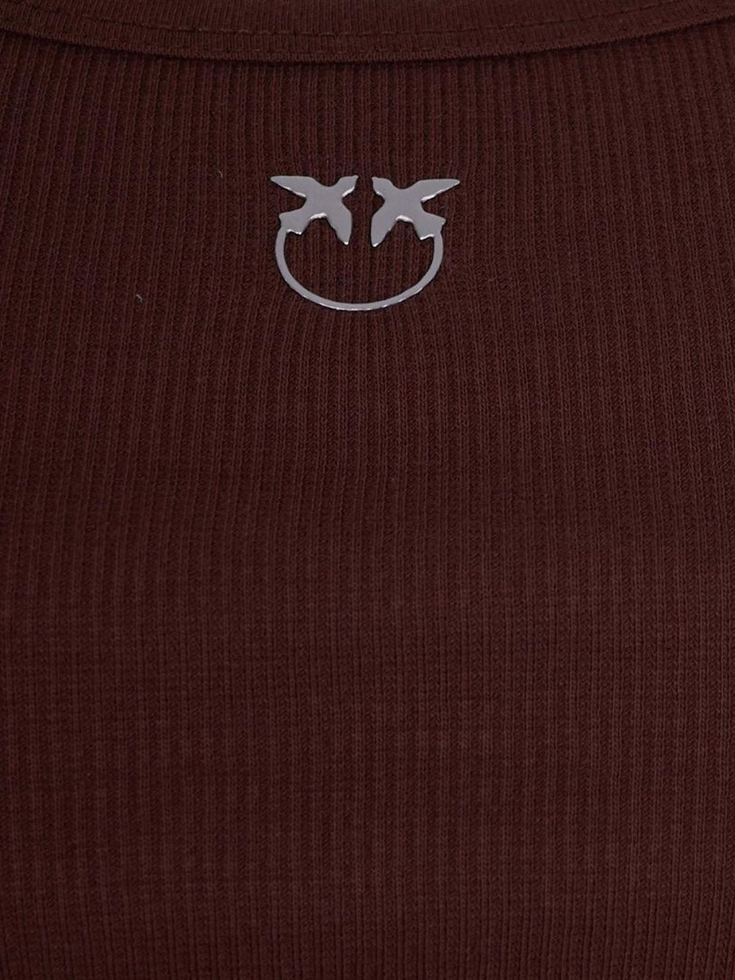 CANOTTA CALCOLATORE IN COTONE STRETCH 100807 A338L78 PINKO 