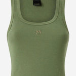 CANOTTA CALCOLATORE IN COTONE STRETCH 100807 A338U84 PINKO 