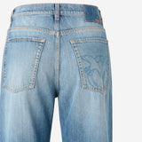 JEANS WANDA IN DENIM DI COTONE 101733 A323PJO PINKO 
