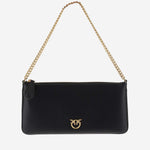 POCHETTE IN PELLE CON LOGO 102747 A0F1Z99Q PINKO 