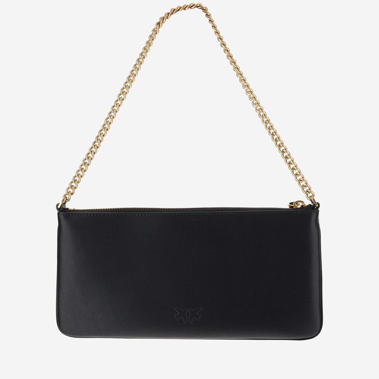 POCHETTE IN PELLE CON LOGO 102747 A0F1Z99Q PINKO 