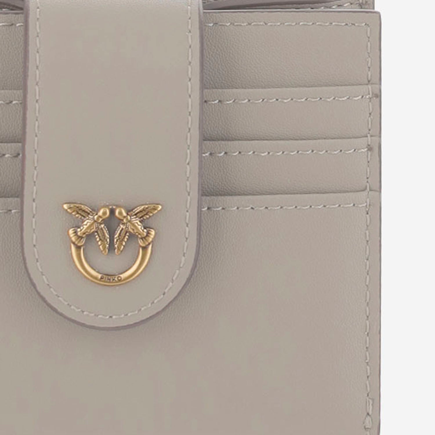 PORTAFOGLIO IN PELLE CON LOGO 103610 A0F1C50Q PINKO 