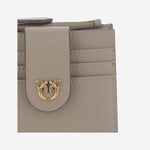 PORTAFOGLIO IN PELLE CON LOGO 103610 A0F1C50Q PINKO 
