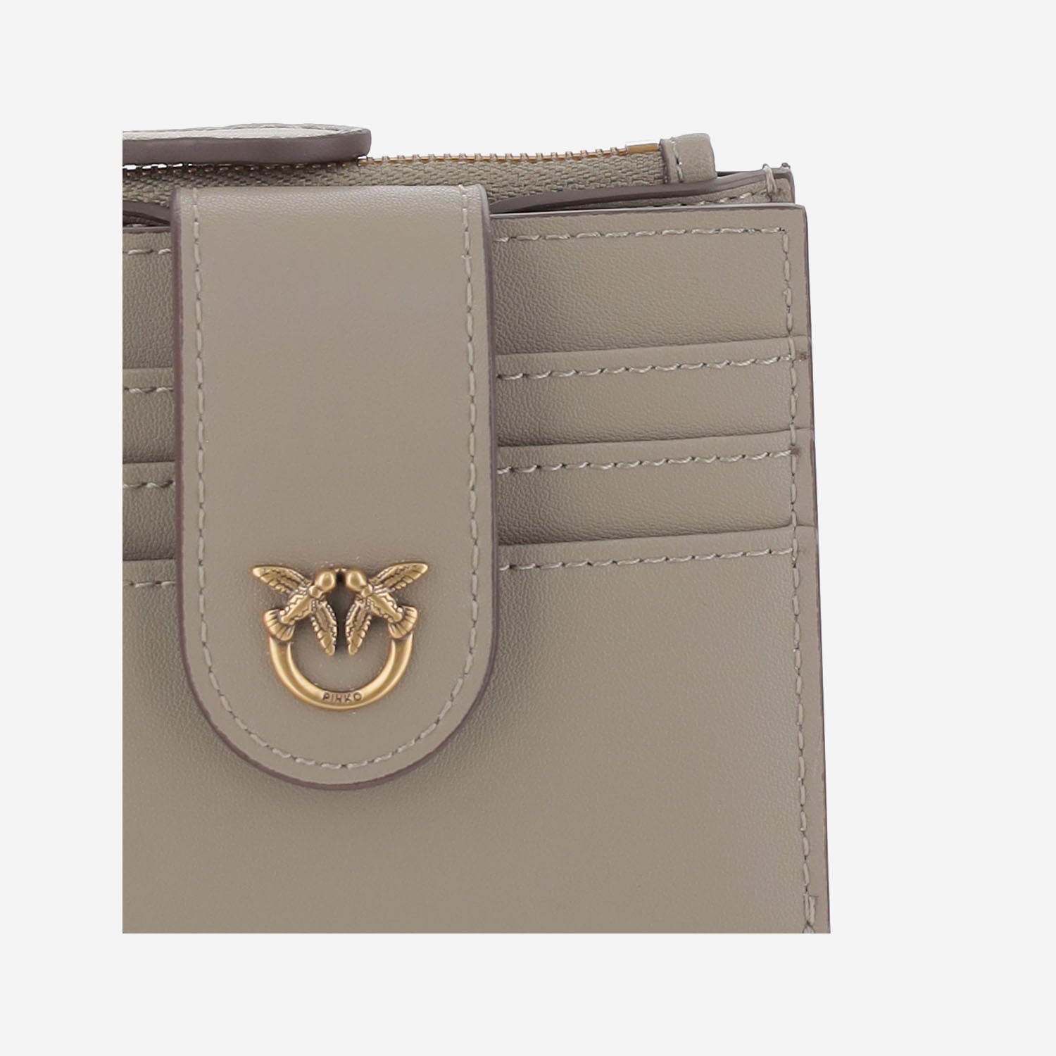 PORTAFOGLIO IN PELLE CON LOGO 103610 A0F1C50Q PINKO 