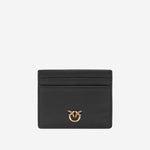 Portacarte in pelle con logo 103762 A315Z99Y PINKO 