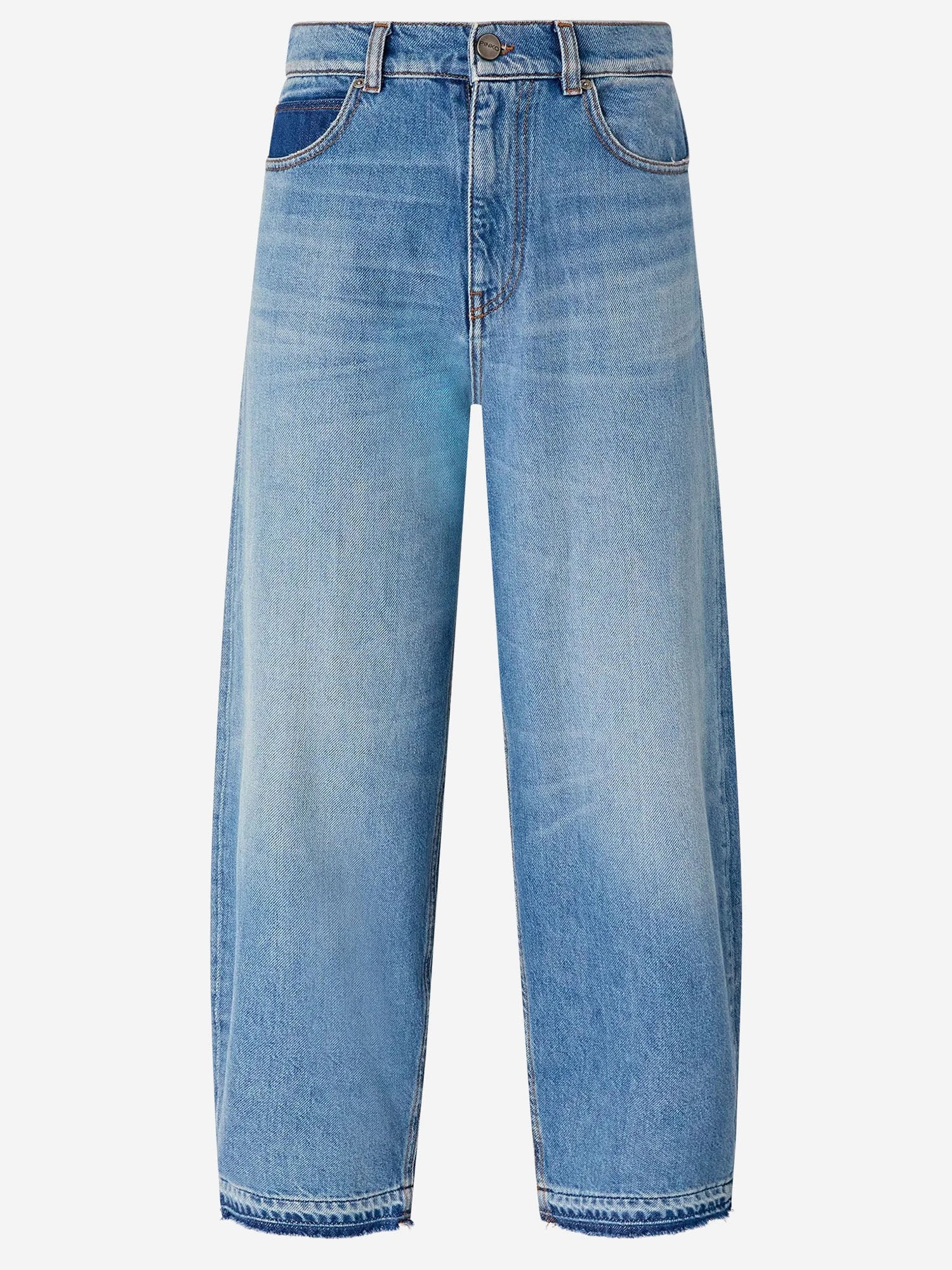 JEANS BALLOON FIT CON SCOLORITURE 103857 A341PJF PINKO 