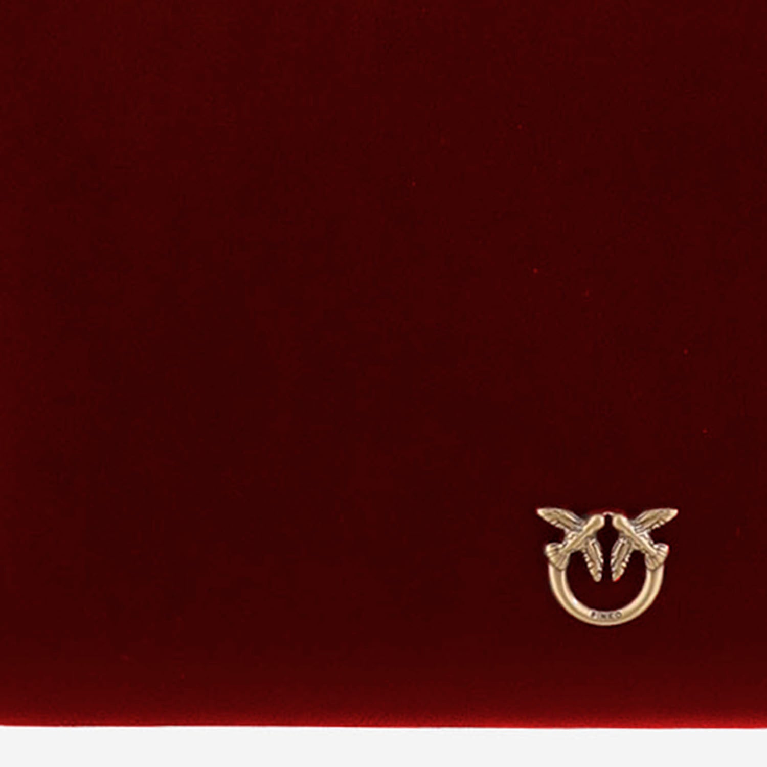 POCHETTE IN PELLE CON LOGO 104277 A0F1RR8Q PINKO 