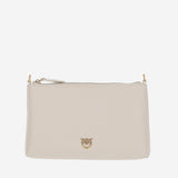 POCHETTE IN PELLE CON LOGO 104277 A0F1Z14Q PINKO 