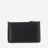 POCHETTE IN PELLE CON LOGO 104277 A0F1Z99Q PINKO 