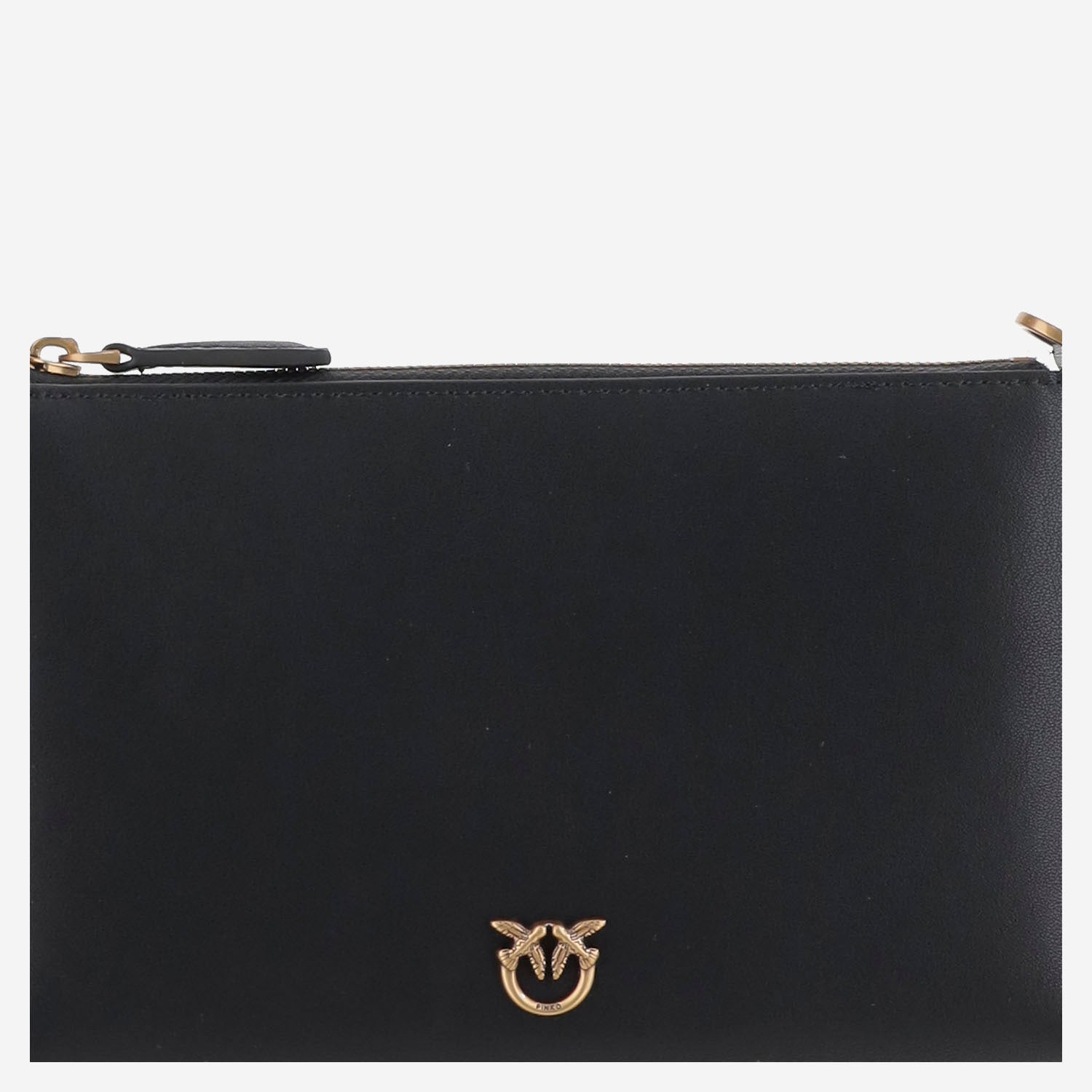 POCHETTE IN PELLE CON LOGO 104277 A0F1Z99Q PINKO 