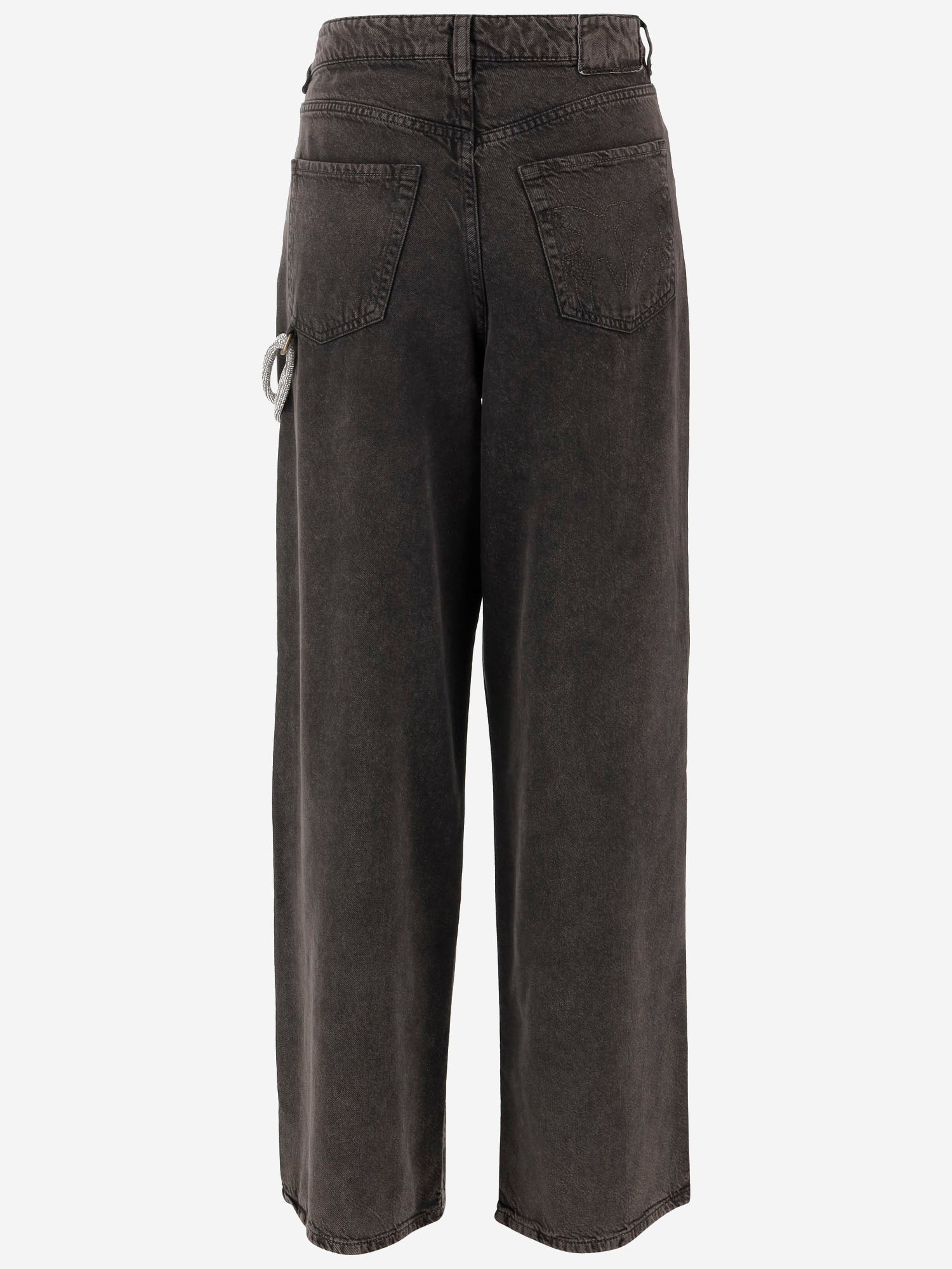 PANTALONI LAURYN IN LYOCELL E COTONE 104601 A33RZ99 PINKO 