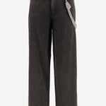 PANTALONI LAURYN IN LYOCELL E COTONE 104601 A33RZ99 PINKO 