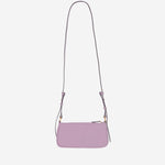 BORSA MINI HALF MOON BAGUETTE IN PELLE CON LOGO 105069 A0QOLILQ PINKO 