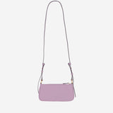 BORSA MINI HALF MOON BAGUETTE IN PELLE CON LOGO 105069 A0QOLILQ PINKO 