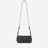 BORSA MINI HALF MOON BAGUETTE IN PELLE CON LOGO 105069 A0QOZ99Q PINKO 