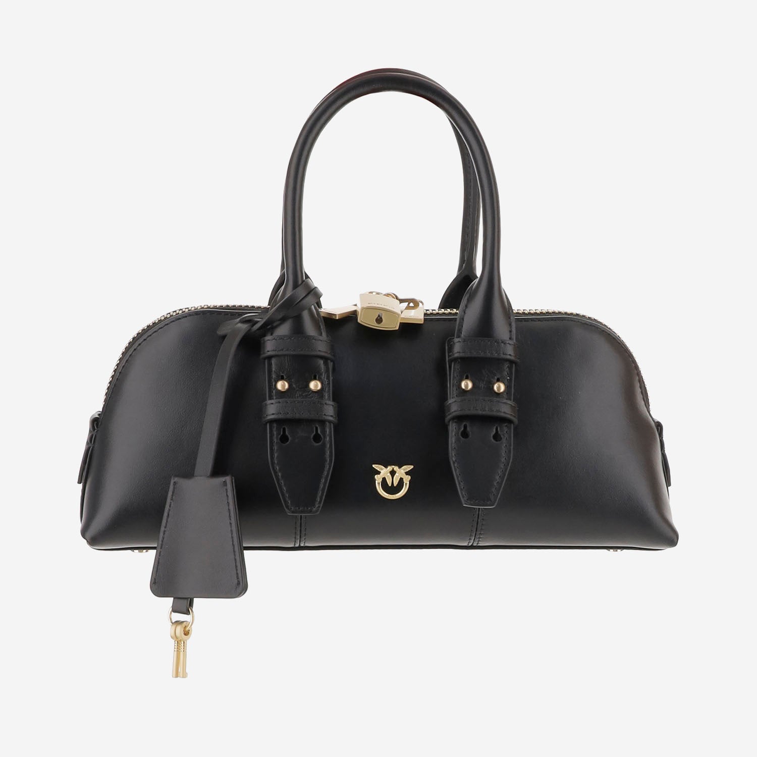 Borsa bowling Escape Horizontal in pelle 105334 A0QOZ99Q PINKO 