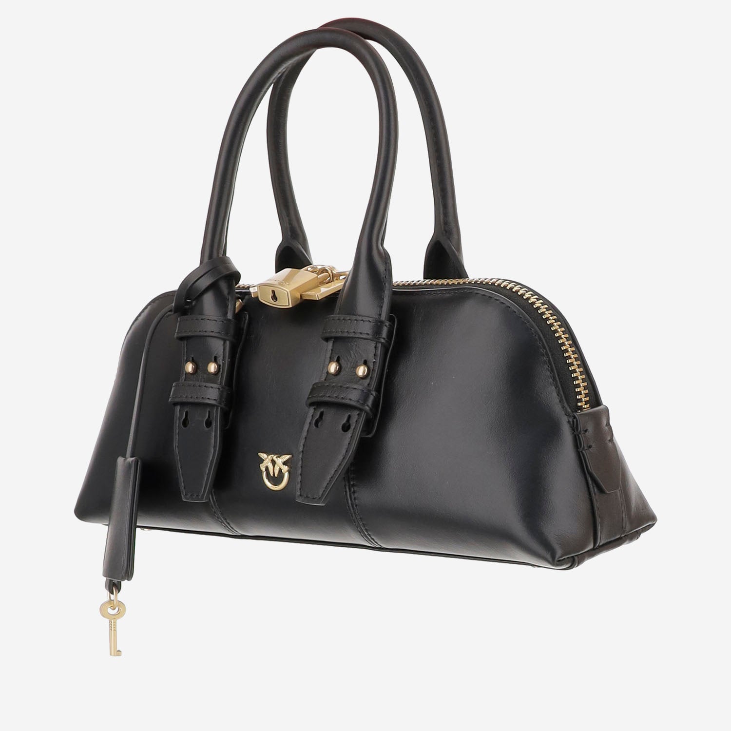 Borsa bowling Escape Horizontal in pelle 105334 A0QOZ99Q PINKO 